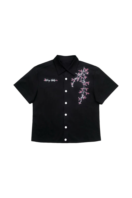 Flower Embroidery Shirt